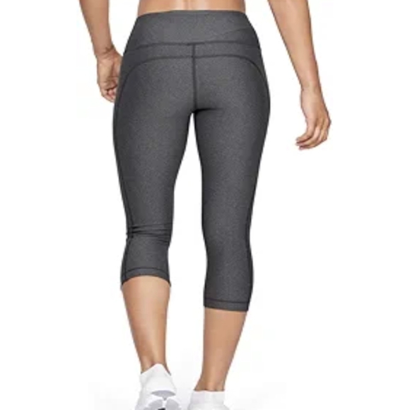 EUC Under Armour Heatgear Compression High Waisted Capri Crops [M] - Picture 3 of 10